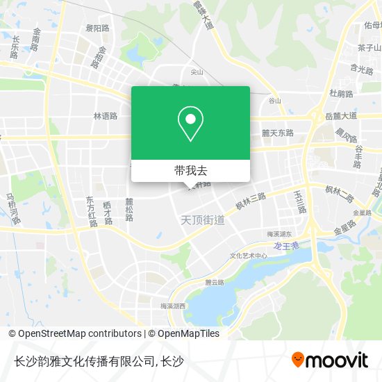 长沙韵雅文化传播有限公司地图