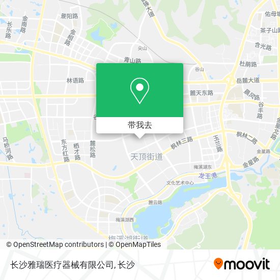 长沙雅瑞医疗器械有限公司地图