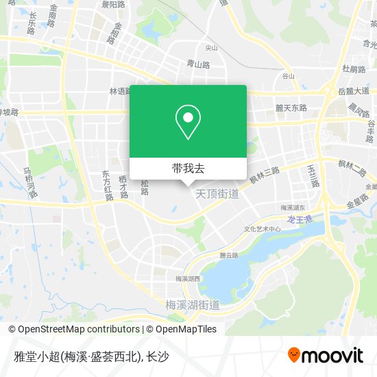 雅堂小超(梅溪·盛荟西北)地图