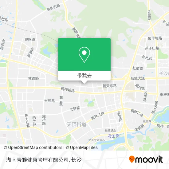 湖南青雅健康管理有限公司地图