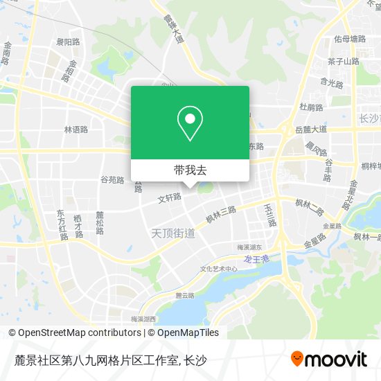 麓景社区第八九网格片区工作室地图
