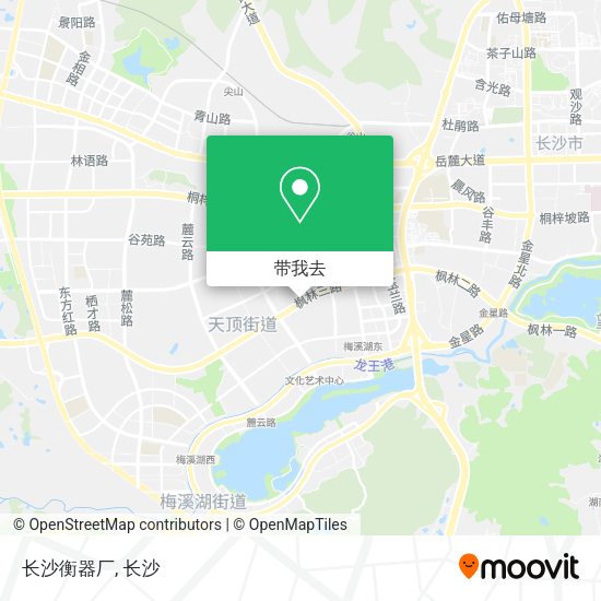 长沙衡器厂地图
