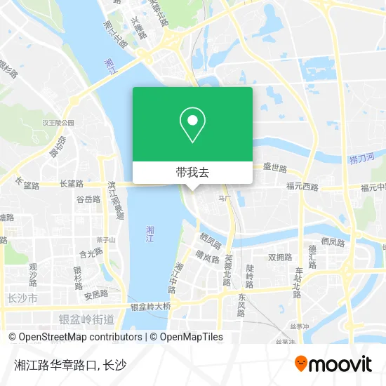 湘江路华章路口地图