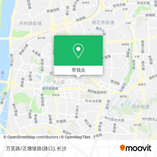 万芙路/正塘坡路(路口)地图