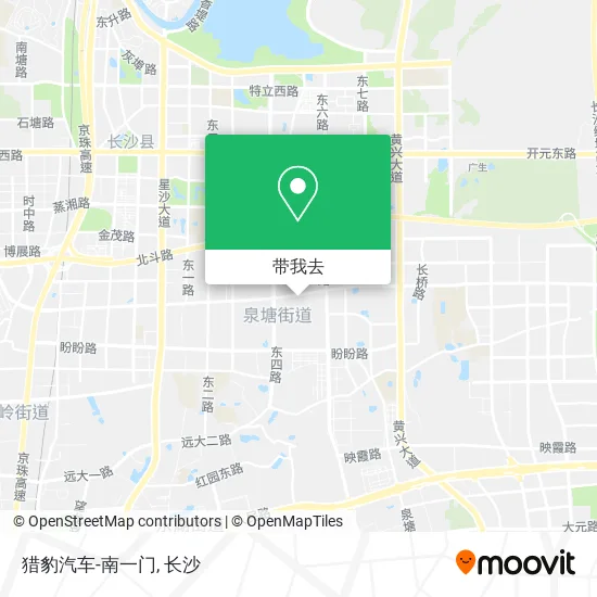 猎豹汽车-南一门地图