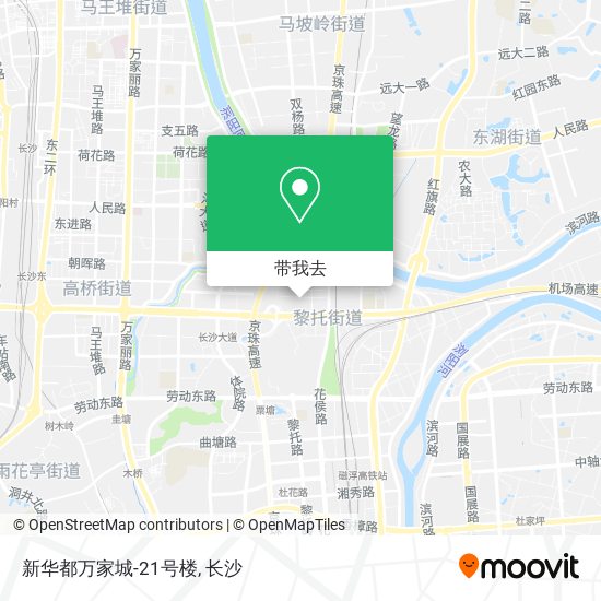 新华都万家城-21号楼地图