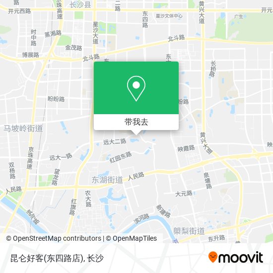 昆仑好客(东四路店)地图