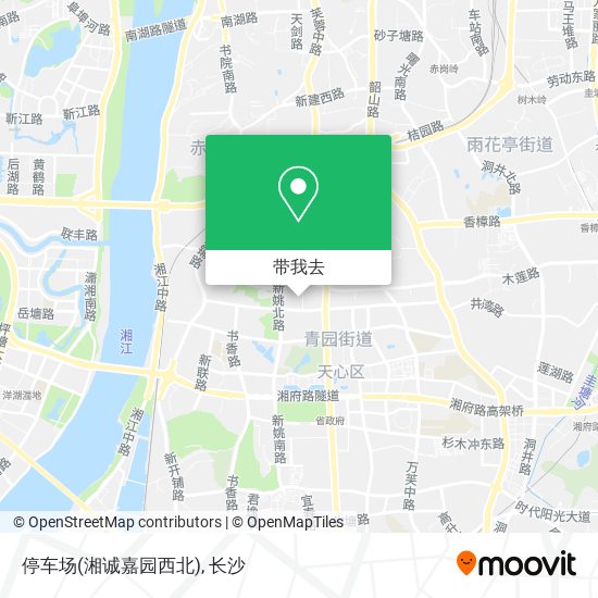 停车场(湘诚嘉园西北)地图