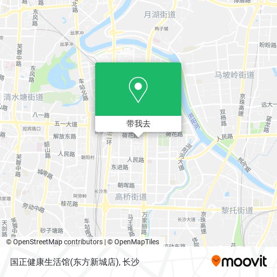 国正健康生活馆(东方新城店)地图