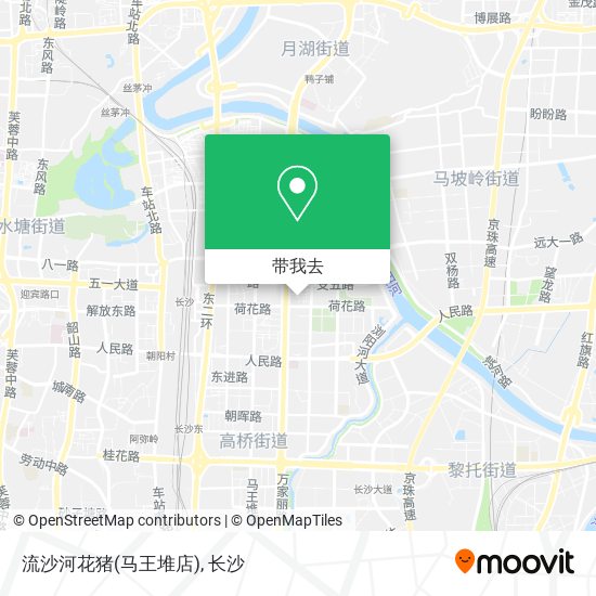 流沙河花猪(马王堆店)地图