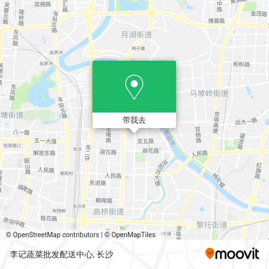 李记蔬菜批发配送中心地图