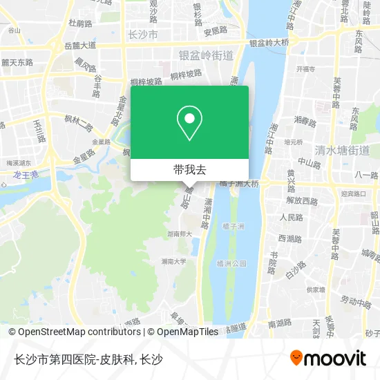 长沙市第四医院-皮肤科地图