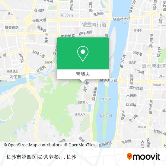 长沙市第四医院-营养餐厅地图