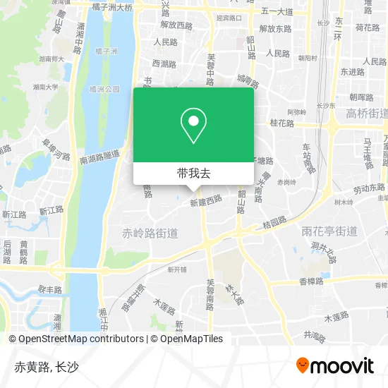 赤黄路地图