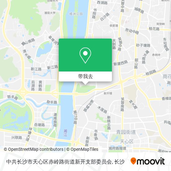 中共长沙市天心区赤岭路街道新开支部委员会地图