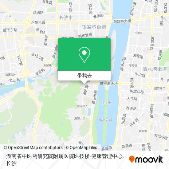 湖南省中医药研究院附属医院医技楼-健康管理中心地图