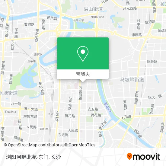浏阳河畔北苑-东门地图