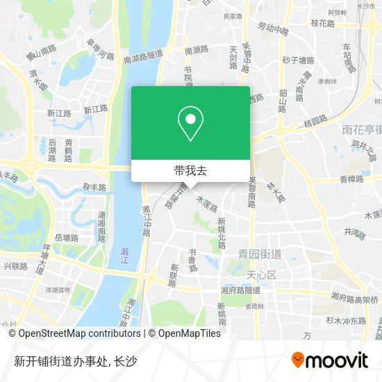 新开铺街道办事处地图