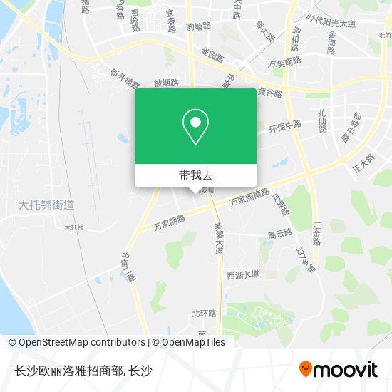 长沙欧丽洛雅招商部地图