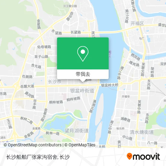 长沙船舶厂张家沟宿舍地图