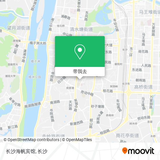 长沙海帆宾馆地图