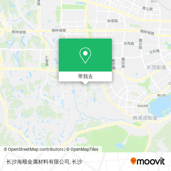 长沙海顺金属材料有限公司地图