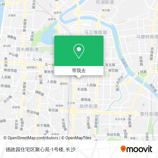 德政园住宅区聚心苑-1号楼地图