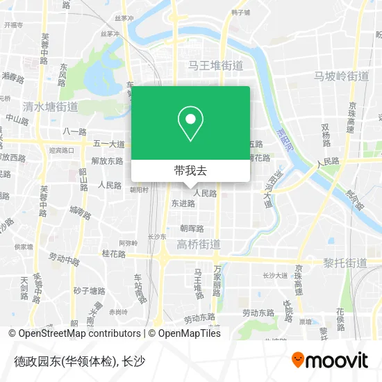 德政园东(华领体检)地图