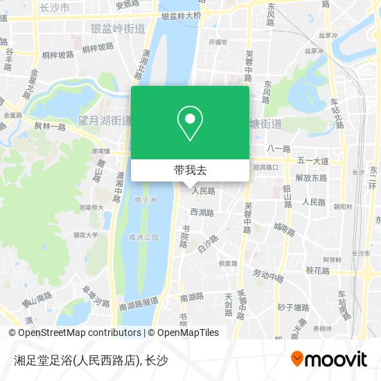 湘足堂足浴(人民西路店)地图