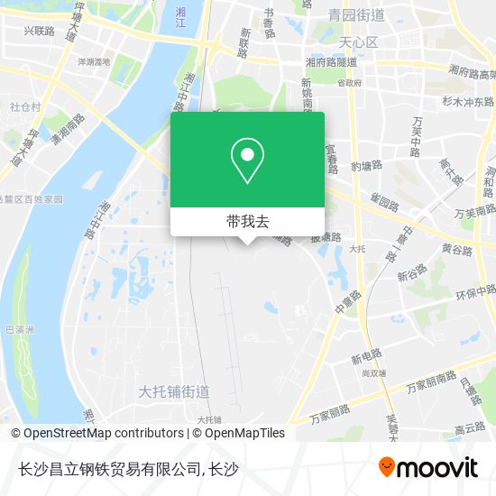 长沙昌立钢铁贸易有限公司地图