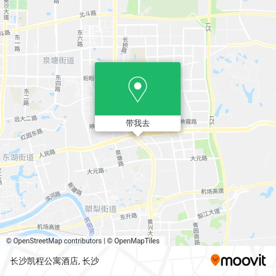 长沙凯程公寓酒店地图