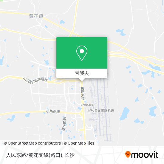 人民东路/黄花支线(路口)地图
