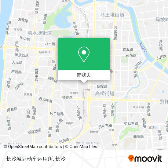 长沙城际动车运用所地图