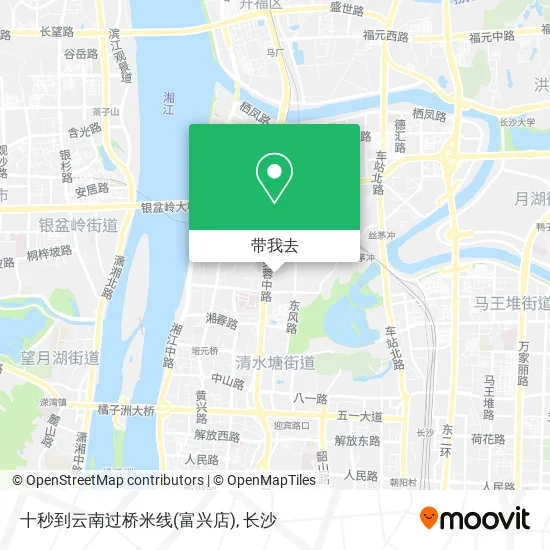 十秒到云南过桥米线(富兴店)地图
