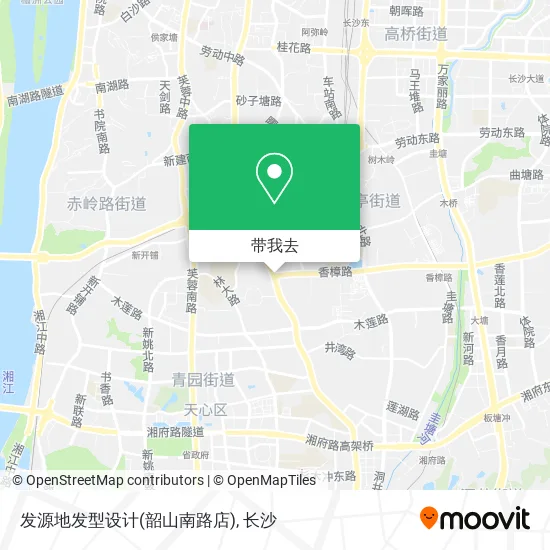 发源地发型设计(韶山南路店)地图