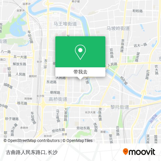 古曲路人民东路口地图