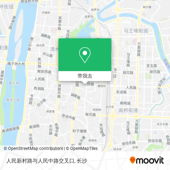 人民新村路与人民中路交叉口地图