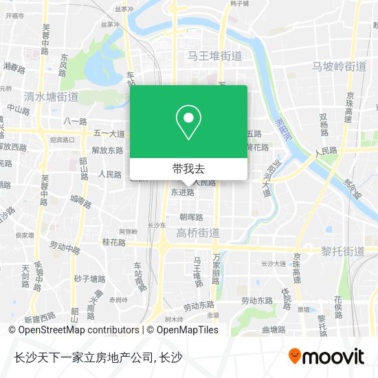 长沙天下一家立房地产公司地图