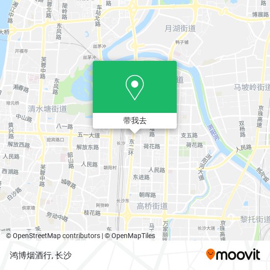 鸿博烟酒行地图