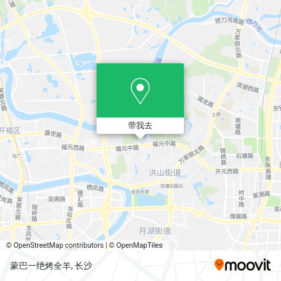 蒙巴一绝烤全羊地图