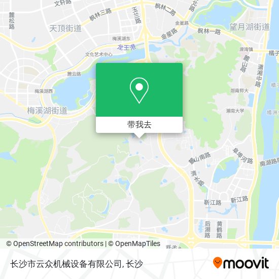 长沙市云众机械设备有限公司地图