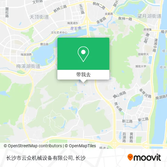 长沙市云众机械设备有限公司地图