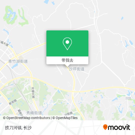 捞刀河镇地图