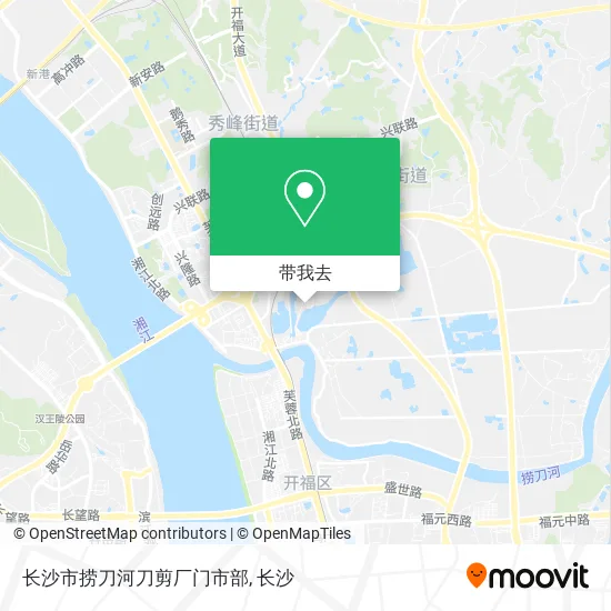 长沙市捞刀河刀剪厂门市部地图