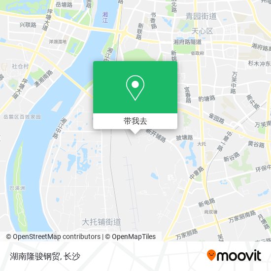 湖南隆骏钢贸地图