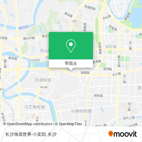 长沙海底世界-小卖部地图