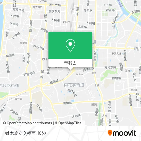 树木岭立交桥西地图