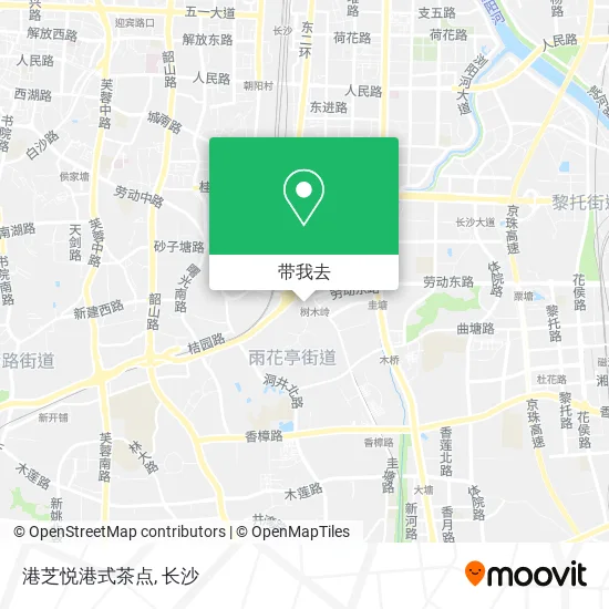 港芝悦港式茶点地图