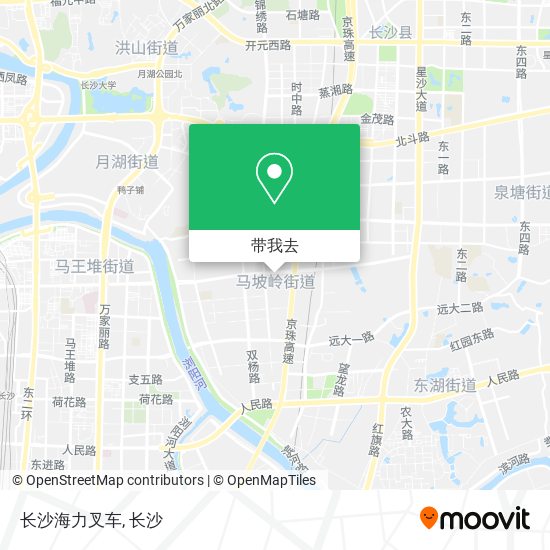 长沙海力叉车地图