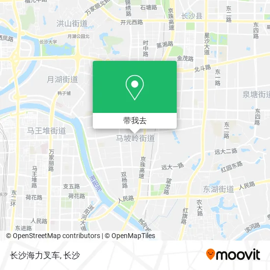 长沙海力叉车地图